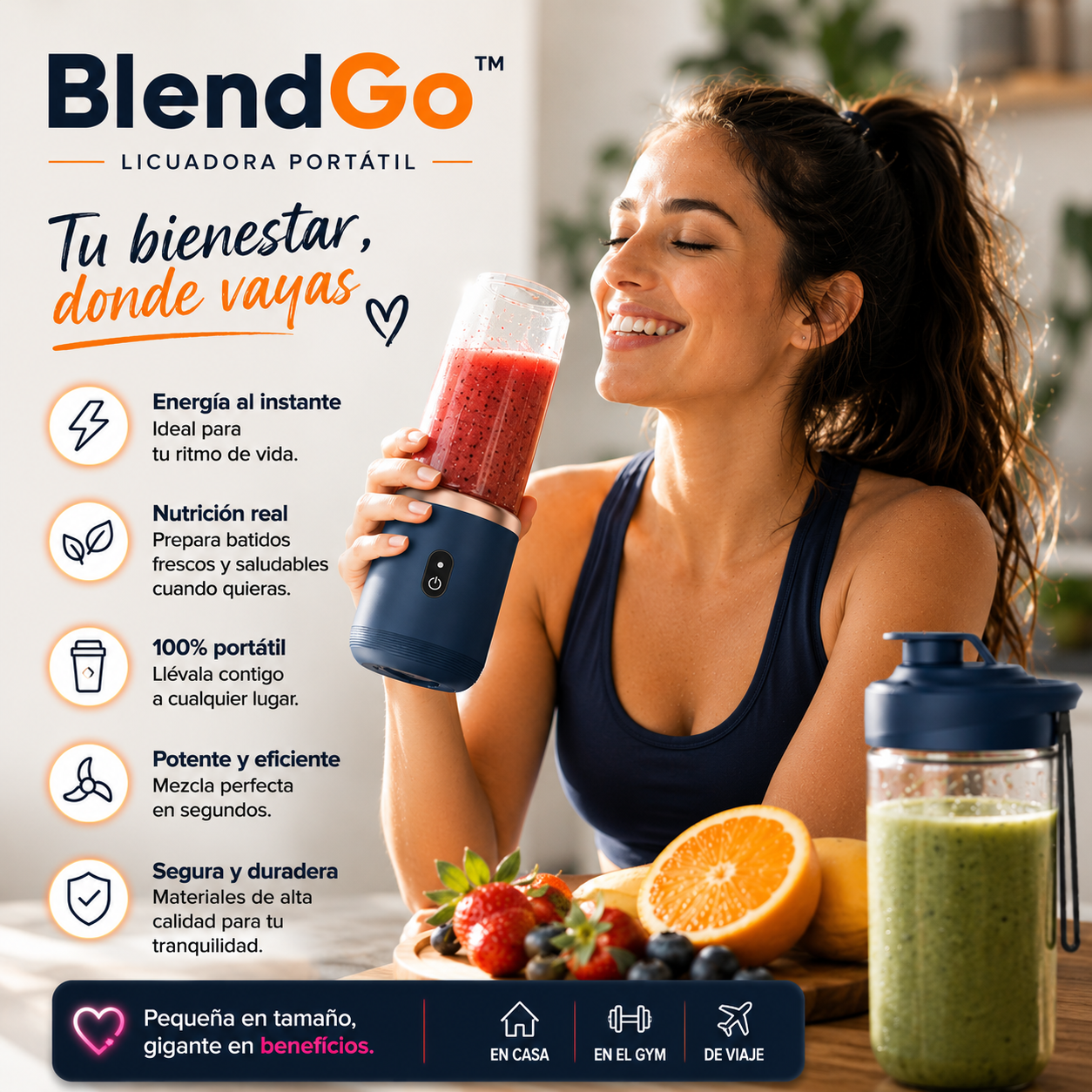 BlendGo™ LICUADORA PORTATIL