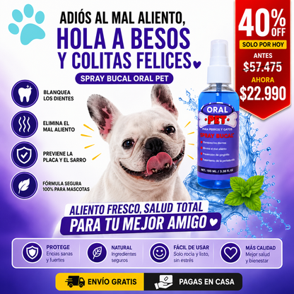 OralPet Spray Bucal para Mascotas